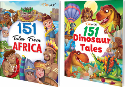 151 Tales From Africa And 151 Dinosaur Tales I Pack Of 2 Books I Story Books For 10+ Children By Gowoo(Paperback, Manoj Publication editorial board)