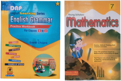 Combo Book Set Of 2
DNP English Learning Series English Grammar Practice Workbook For Classes 6 To 8 +
Young Scholars Mathematics 7(Paperback, Mridula Somayajulu, Smriti Chopra) Combo Book Set Of 2
DNP English Learning Series English Grammar Practice Workbook For Classes 6 To 8 +
Young Scholars Mathematics 7(Paperback, Mridula Somayajulu, Smriti Chopra)