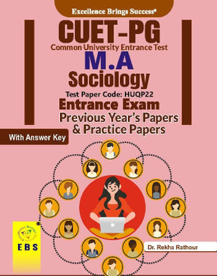 CUET MA Sociology ( Test Paper Code - HUQP22 ) Entrance Exam Previous Year Question Paper & Practice Papers ( English Medium )(Paperback, Dr. R.S. Singh)