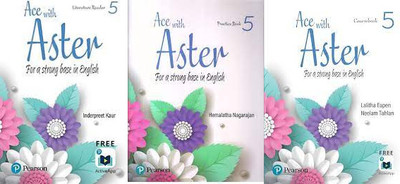 Ace With Aster Literature Reader + Practice Book + Coursebook For Class 5 (3books)(PAPERPACK, hemalatha)