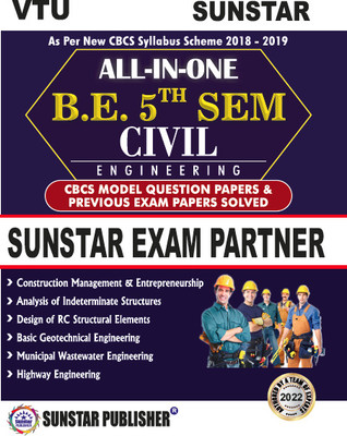 B.E.5th Sem Civil Sunstar Exam Partner(Paperback, Team of Experts)