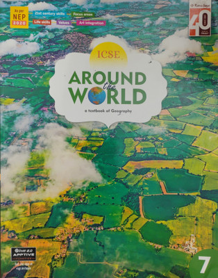 Icse Around The World A Textbook Of Geography Class 7(Paperback, R.K. Jain)
