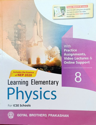 Learning Elementary Physics For ICSE Schools Class 8(Pepper back, V.k sally)