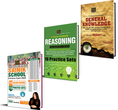 AISSEE All India Sainik School Entrance Exam 2025 Class-6 Combo: Complete Study Guide With Solved Papers & Practice Sets | General Knowledge & Reasoning Guide | SD Publications(Paperback, SD PUBLICATION)
