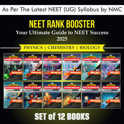 NEET Rank Booster Your Ultimate Guide To Success 2025 |Physics |Chemistry |Biology Chapter Wise MCQs Based On NCERT With Latest NMC (Set Of 12 Books)(Paperback, Adda247 Publications) NEET Rank Booster Your Ultimate Guide To Success 2025 |Physics |Chemistry |Biology Chapter Wise MCQs Based On NCERT With Latest NMC (Set Of 12 Books)(Paperback, Adda247 Publications)
