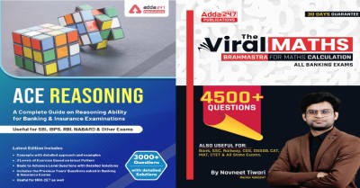 Ace Reasoning Ability & Viral Maths Combo For IBPS / SBI / RRB / RBI Bank Clerk / PO Prelims & Main Exams (English Printed Edition) By Adda247(Paperback, Adda247 Publications)