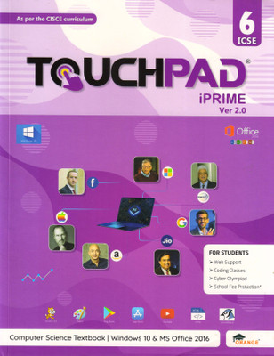 Touchpad IPRIME Ver. 2.0 For ICSE Class - 6 (Computer Science Textbook | Windows 10 And Ms Office 2016)(Paperback, Partha Saha)