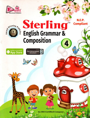 Sterling English Grammar & Composition, Edusoft For Class-4(Paperback, GAGAN AGARWAL)