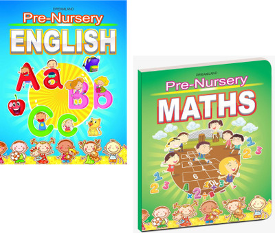 Pre-Nursery English & Pre-Nursery Maths Book For Children Age 2- 5 Years | Kids Educational Learning Book 
2 BOOK SET DREAMLAND(Paperback, Dreamland Publications)