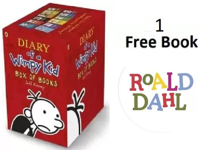 Diary Of A Wimpy Kid Box Set - Books 1-12 + 1 Book Free(Paperback, Jiff Kinney)