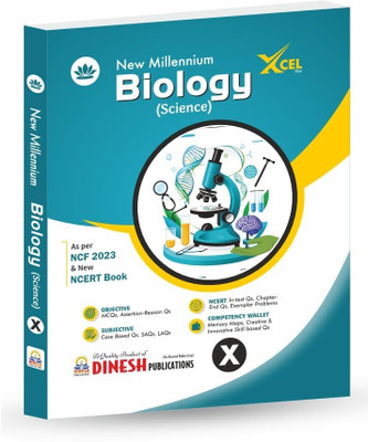 DINESH New Millennium Biology Book For Class 10 (2025-2026 Session) | Complete CBSE Syllabus Coverage With NCERT Solutions + Exemplar Problems(Paperback, K.Kumar) DINESH New Millennium Biology Book For Class 10 (2025-2026 Session) | Complete CBSE Syllabus Coverage With NCERT Solutions + Exemplar Problems(Paperback, K.Kumar)