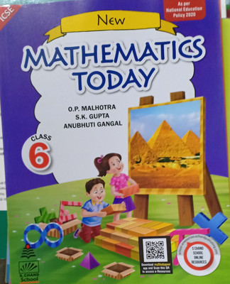 New Mathematics Today ICSE Class 6(Pepper back, O.p Malhotra, S.k Gupta, Anubhuti gangal)