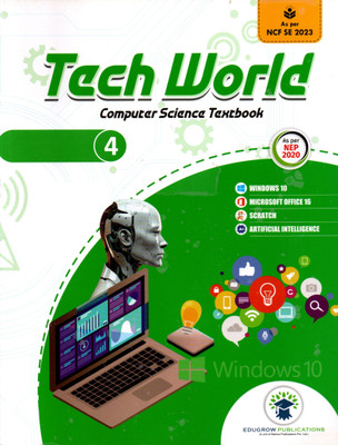 Tech World Computer Science Textbook - 4(Hardcover, S.K. GAUR)