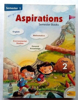 Aspirations Semester Books Semester-1 Class-2(Old Used Book)(Paperback, Alka Singh)