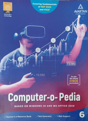 Cisce Computer -O-Pedia Class 6(Pepper back, Avartan computer)