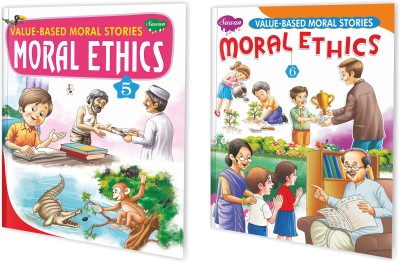 Set Of 2 Books | Value-Based Moral Stories | Moral Ethics–5 And 6(Paperback, Manoj Publications Editorial Board)