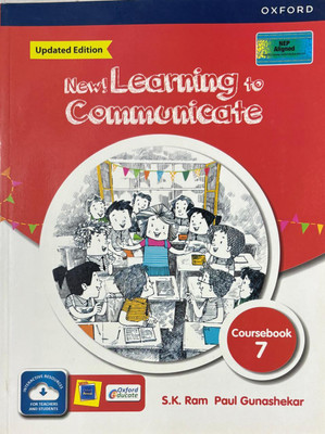 OXFORD, NEW ! LEARNING TO COMMUNICATE COURSEBOOK Class 7(Paperback, S.K. RAM, PAUL GUNASHEKAR)