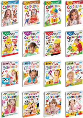 Complete Mini Colouring Books Combo | Pack Of 16 Books(Paperback, Sawan)