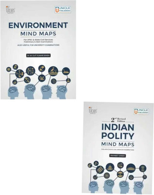 COMBO OF INDIAN POLITY AND ENVIRONMENT MIND MAPS FOR UPSC | STATE CIVIL SERVICES EXAMINATION | BY PAVNEET SINGH AND Dr. M. Ojit Kumar Singh (Paperback, PAVNEET SINGH, Dr. M. Ojit Kumar Singh)(Paperback, PAVNEET SINGHDr. M. Ojit Kumar Singh)