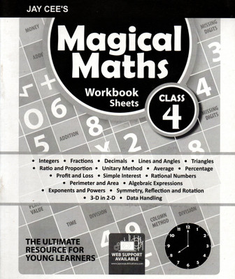 Magical Maths, Workbook Sheets For Class-4, Jay Cee Publications(Paperback, BINDIA SUNEJA, SEEMA AGGARWAL)