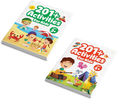201+ Activities For Kids Age 3 And 4+ : Engaging Activity Books For Preschoolers, Kids Puzzle And Games Book Set, Brain-Boosting Activity Book For Toddlers | Set Of 2 Activity Books(Paperback, GOWOO) 201+ Activities For Kids Age 3 And 4+ : Engaging Activity Books For Preschoolers, Kids Puzzle And Games Book Set, Brain-Boosting Activity Book For Toddlers | Set Of 2 Activity Books(Paperback, GOWOO)