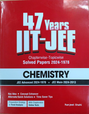 47 Year Iit- Jee Chemistry Chapterwise- Topicwise Solved Papers 2024-1978(Paperback, experienceteam)