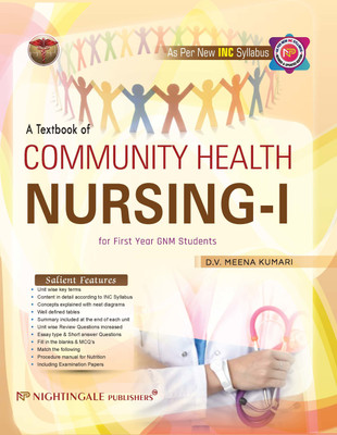 A Textbook Of Community Health Nursing-I For First Year GNM Students, 1/e 2023 As Per New INC Syllabus(Paperback, Meena Kumari)