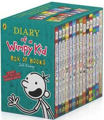 Diary Of A Wimpy Kid Box Set [Set Of 14 Books](Paperback, Jeff kinney)