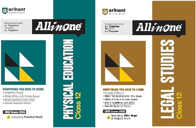 All In One Physical Education &Legal Studies Class 12 For CBSE Exams 2025-26(Paperback, Subhasis Swain)