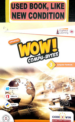 WOW COMPU-BYTES Class-3 (Old Book)(Paperback, Editorial)