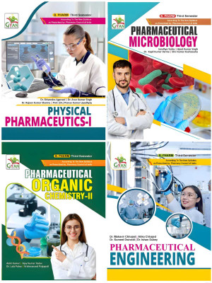 BestSellio Books | B Pharm 3rd Semester 4-In-1 Textbook Combo PCI Syllabus(Perfect Book, Dr Shivendra Agarwal, dr Arun Kumar)