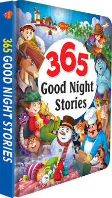 365 Goodnight Stories (Hardbound Padded) :- Beautifully Illustrated Kids Stories, Year Round Bedtime Stories, Relaxing Bedtime Stories For Kids, 365 Goodnight Stories Book(Hardcover, SAWAN)
