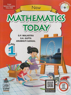 S Chand Mathematics Today Class-1(Paperback, Farsi, O.P MALHOTRA)