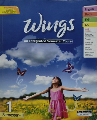 Wings An Integrated Semester Course Class - 1 Sem - 2(Paperback, T)