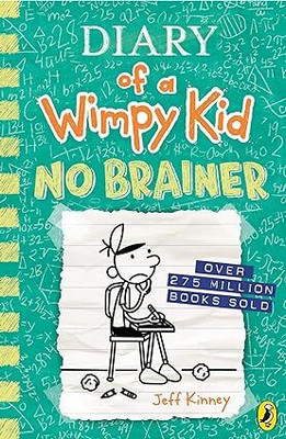 Diary Of A Wimpy Kid: No Brainer (Book 18) (Diary Of A Wimpy Kid, 18)(Hardcover, Jeff Kinney)