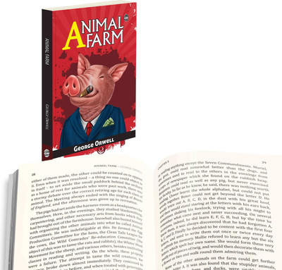 Animal Farm (Paperback) : Classic Allegorical Tale, Influential Political Satire, Evergreen English Novel, Must-Read World Literature(Paperback, George Orwell)
