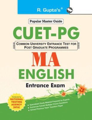 R GUPTA CUET-PG: MA English Entrance Exam Guide(Paperback, R GUPTA)