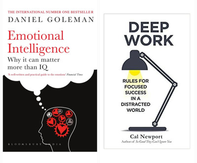 Generic Set. Emotional Intelligence. Deep Work. Combo Set Of 2 Books(Paperback, Self help)