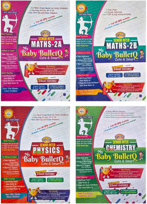 AP & TG My Baby Bullet Q Intermediate 2nd Year MPC | 4 Books Set (Mathematics 2A & 2B, Physics, Chemistry) 2025-2026 | Quick Revision & Exam Prep LMR(Paperback, BABY BULLET SERIES)