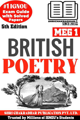 IGNOU MEG 1 Solved Guess Papers Pdf From IGNOU Study Material/Books (British Poetry) For Exam Preparation (Latest Syllabus) IGNOU MA English (MEG)(Paperback, BHAVYA KUMAR SAHNI)