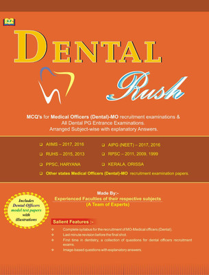 Amit Dental Rush MCQ’s for Medical Officers Dental Mo & All Dental PG Entrance Exam English Medium Second Edition Updates 2024 By A Team of Experts 2e(Paperback, A Team of Experts)