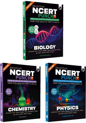 PW Objective NCERT Punch 4.0 Physics, Chemistry And Biology Combo Set Of 3 Books For NEET 2026 L Updated With High Order Time Intensive MCQs And AIIMS PYQs As Per 2025 NEET Paper Paperback(Paperback, manish+vipin+pankaj)