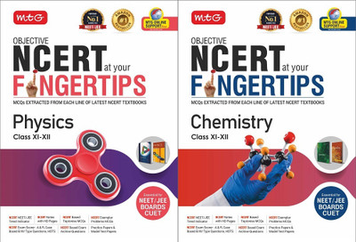 MTG Objective NCERT At Your FINGERTIPS For NEET-AIIMS - Physics + Chemistry Best Books For NEET & JEE Preparation (Based On NCERT Pattern - Latest & Revised Edition 2023)(Paparback, MTG) MTG Objective NCERT At Your FINGERTIPS For NEET-AIIMS - Physics + Chemistry Best Books For NEET & JEE Preparation (Based On NCERT Pattern - Latest & Revised Edition 2023)(Paparback, MTG)