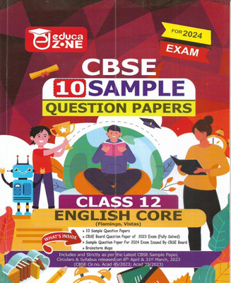 CBSE Class 12 English Core (Flamingo , Vistas) Solved Sample Papers(Paperback, publication team)