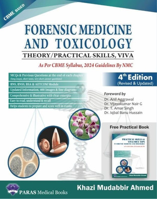 Forensic Medicine And Toxicology 4th Edition 2025(Paperback, Khazi Mudabbir Ahmed)