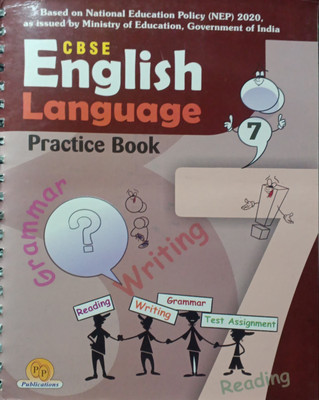 CBSE English Language Practice Book Class 7(Pepper back, Rekha Sharma)