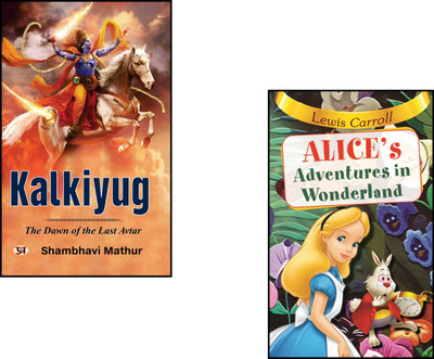 Kalkiyug + Alices Adventure In Wonderland | Mythological Fiction | Classic Fantasy | Timeless Literature | Imagination Stories | Legendary Novels | Literature Books (Set Of 2 Books)(Paperback, Lewis Carroll + Shambhavi Mathur) Kalkiyug + Alices Adventure In Wonderland | Mythological Fiction | Classic Fantasy | Timeless Literature | Imagination Stories | Legendary Novels | Literature Books (Set Of 2 Books)(Paperback, Lewis Carroll + Shambhavi Mathur)