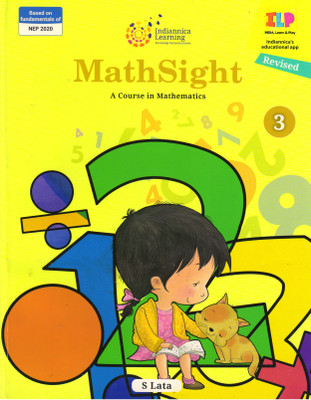 Indiannica Learning MathSight For Class - 3 Revised (A Course In Mathematics)(Paperback, S Lata)