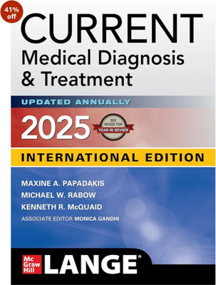 Current Medical Diagnosis & Treatment 2025,(Paperback, Martin J. Blaser MD)