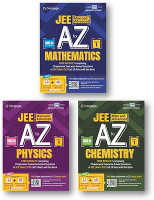 Cengage JEE (Main And Advanced) A To Z : Part 1 [Physics , Chemistry , Mathematics] (3-Books Set)(Paperback, CENGAGE LEARNING EXPEART TEAM)